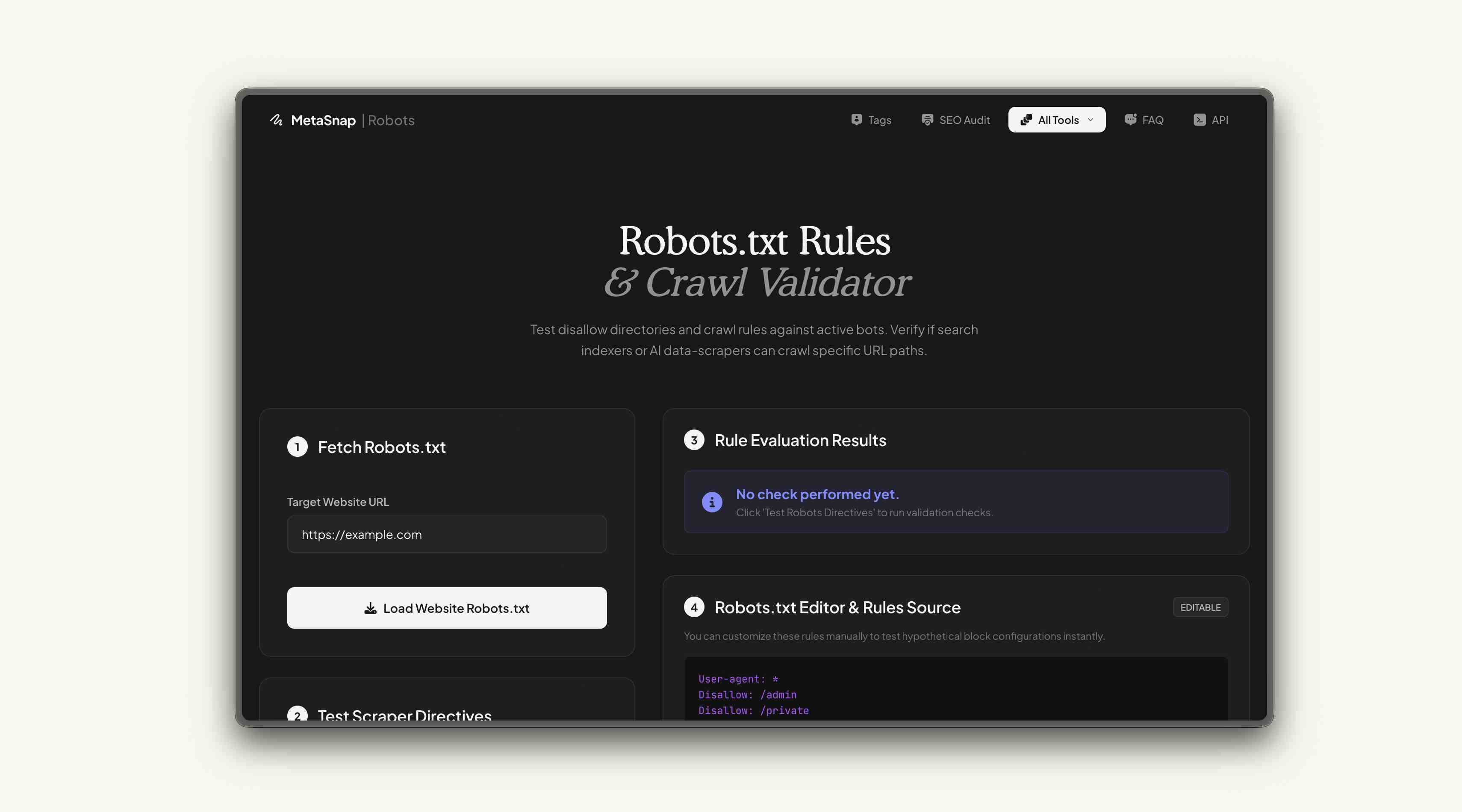 Robots.txt Validator