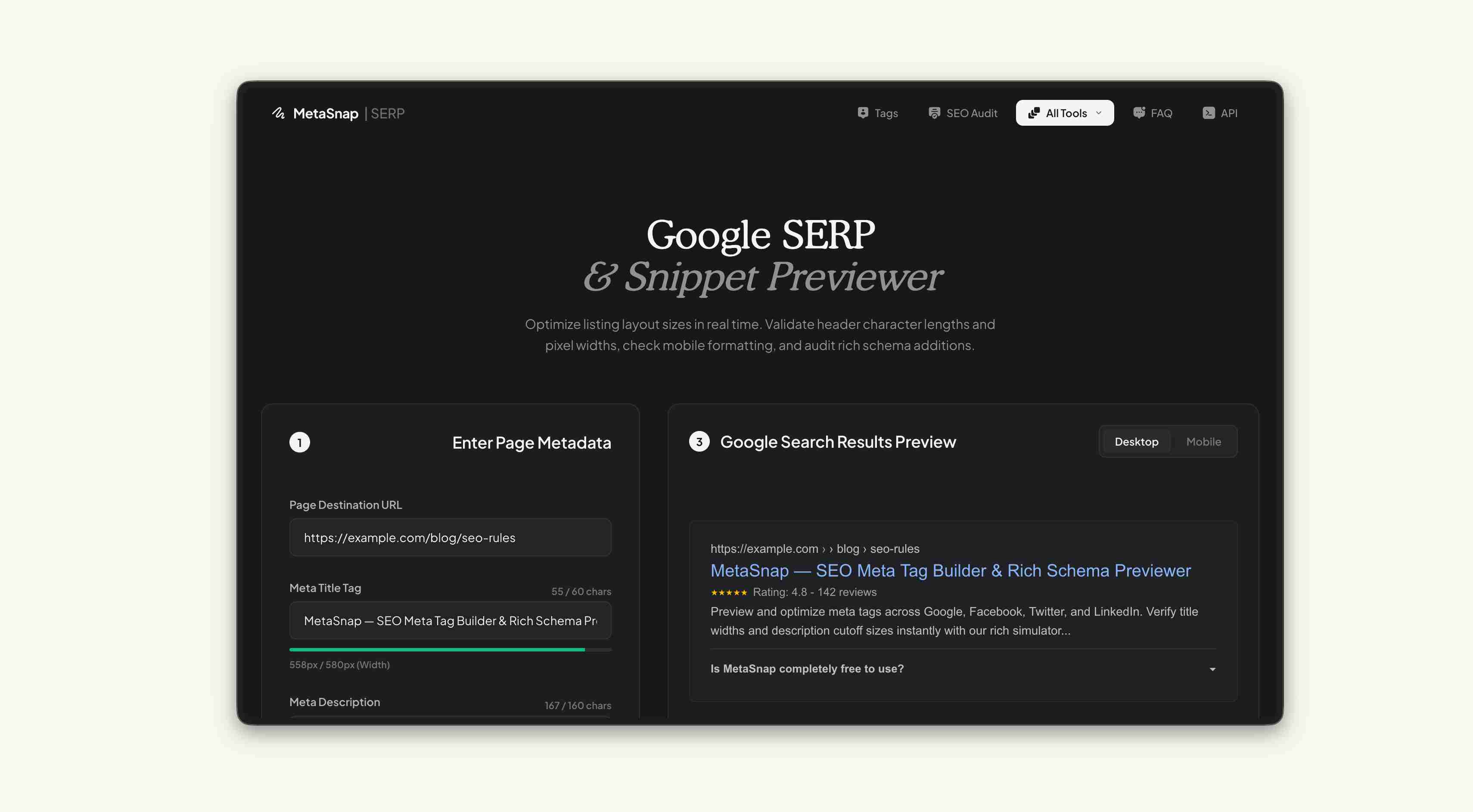 SERP Preview