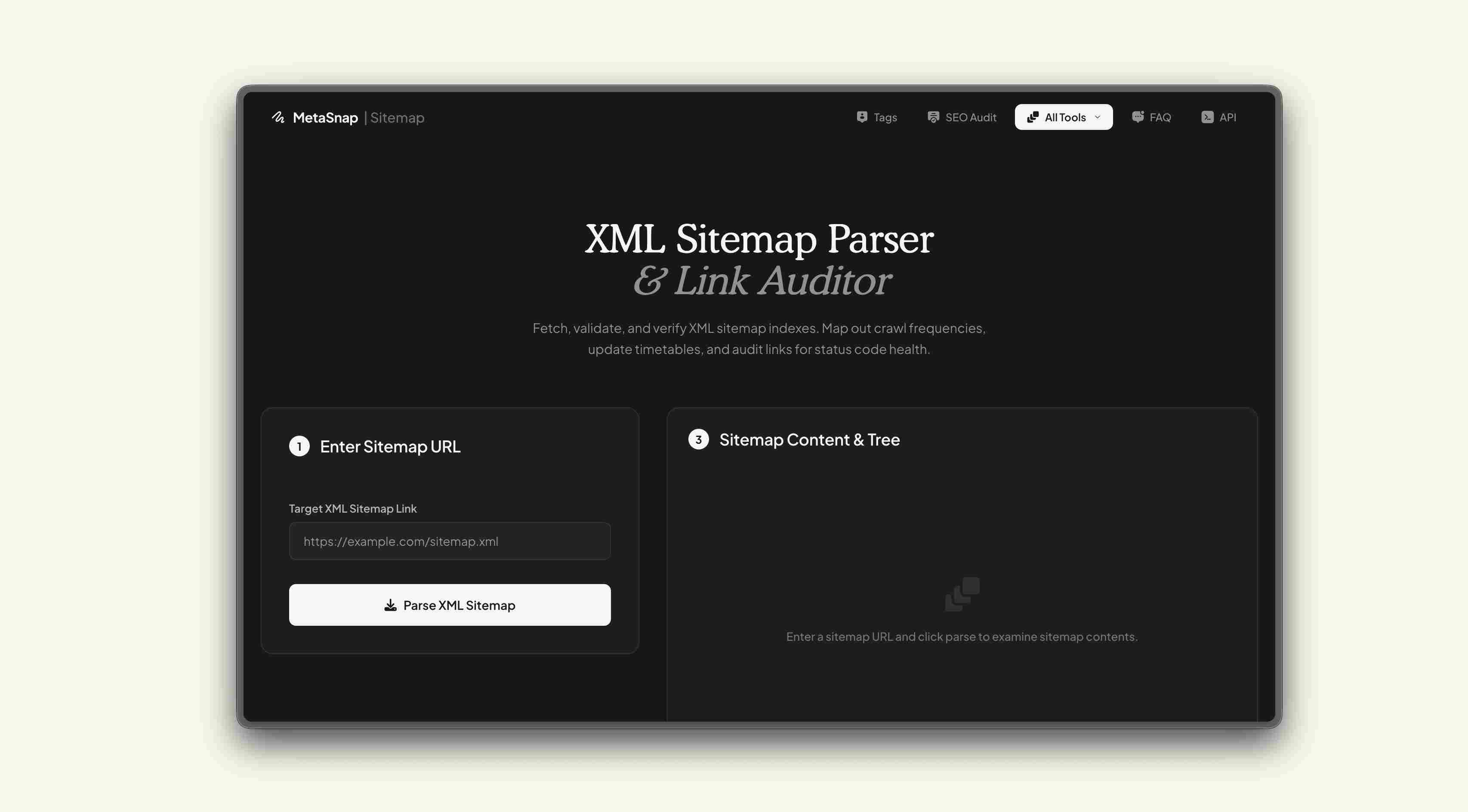 Sitemap Auditor